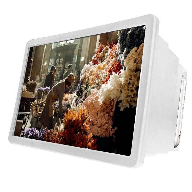Mobile Phone Screen Magnifier β 3D HD Amplifier Stand for Movies, Videos & Eye Strain Relief | No Electricity Needed