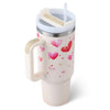 40 oz Insulated Tumbler with Handle & Straw — Stainless Steel Leak-Proof Travel Coffee Cup for Gym, Car & Office