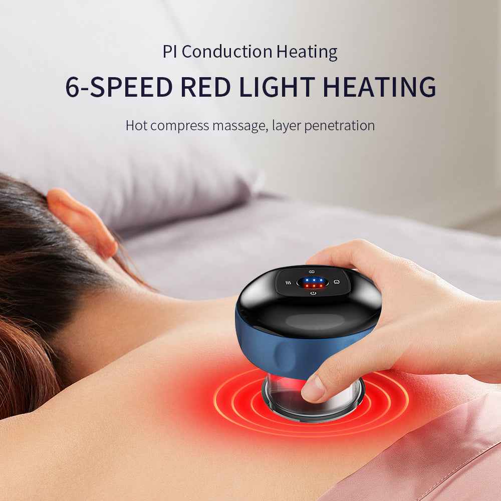 Electric Vacuum Cupping Massager — Anti-Cellulite Body Therapy Device with Guasha Scraping & Fat Burning for Slimming