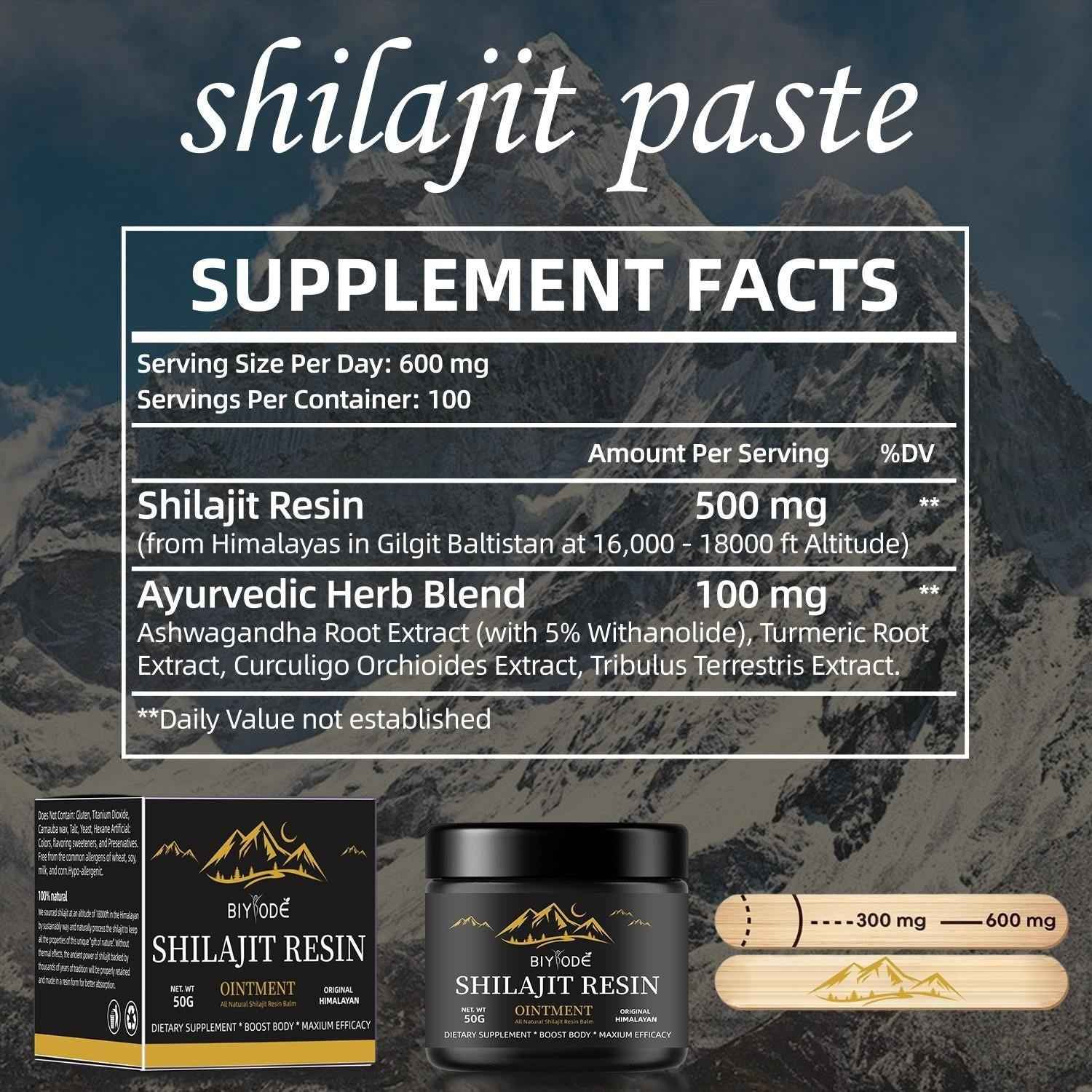 Pure Himalayan Shilajit Gummies with Ashwagandha & Gokshura — Natural Energy, Testosterone & Stress Relief for Men & Women | 60 Chewables Edible Supplement