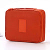 Waterproof Travel Makeup Bag — Large Capacity Cosmetic Organizer with Multi-Pocket Divider for Women