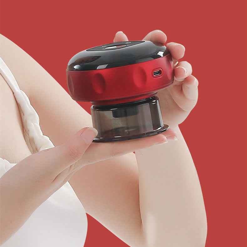 Electric Vacuum Cupping Massager — Anti-Cellulite Body Therapy Device with Guasha Scraping & Fat Burning for Slimming