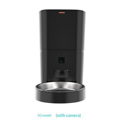 Smart Automatic Pet Feeder with HD Camera — WiFi App-Controlled Dog & Cat Food Dispenser with Two-Way Audio & Video Monitoring