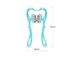 6-Wheel Manual Neck Massager Roller — Handheld Cervical Spine Pressure Relief Tool for Neck, Shoulders & Back