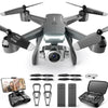 6K HD Dual Camera Drone for Adults & Beginners — WiFi FPV RC Quadcopter with 2 Batteries & Foldable Design