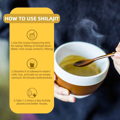 Pure Himalayan Shilajit Gummies with Ashwagandha & Gokshura — Natural Energy, Testosterone & Stress Relief for Men & Women | 60 Chewables Edible Supplement