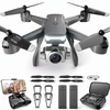 6K HD Dual Camera Drone for Adults & Beginners — WiFi FPV RC Quadcopter with 2 Batteries & Foldable Design
